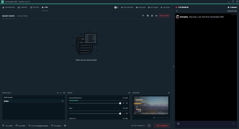 Streamlabs obs update